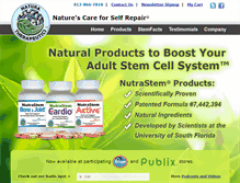 Tablet Screenshot of naturatherapeutics.com